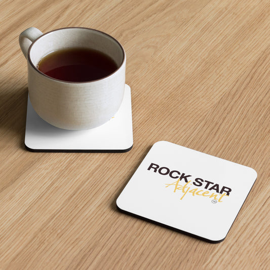 Rock Star Adjacent - Cork-back coaster